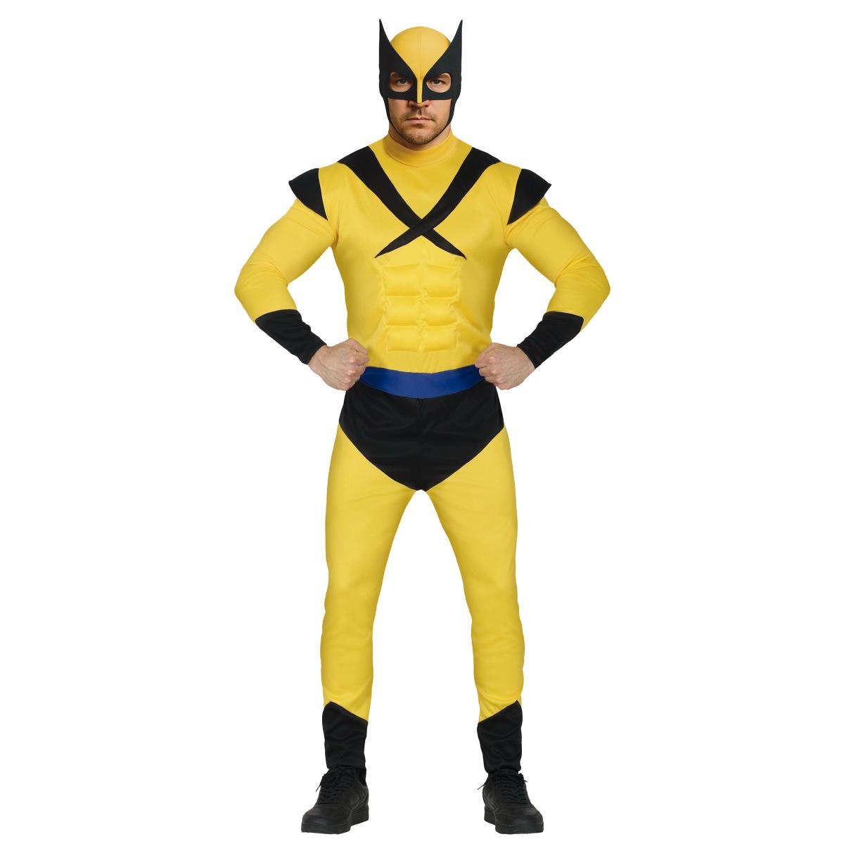 Costume eroe giallo wolverine