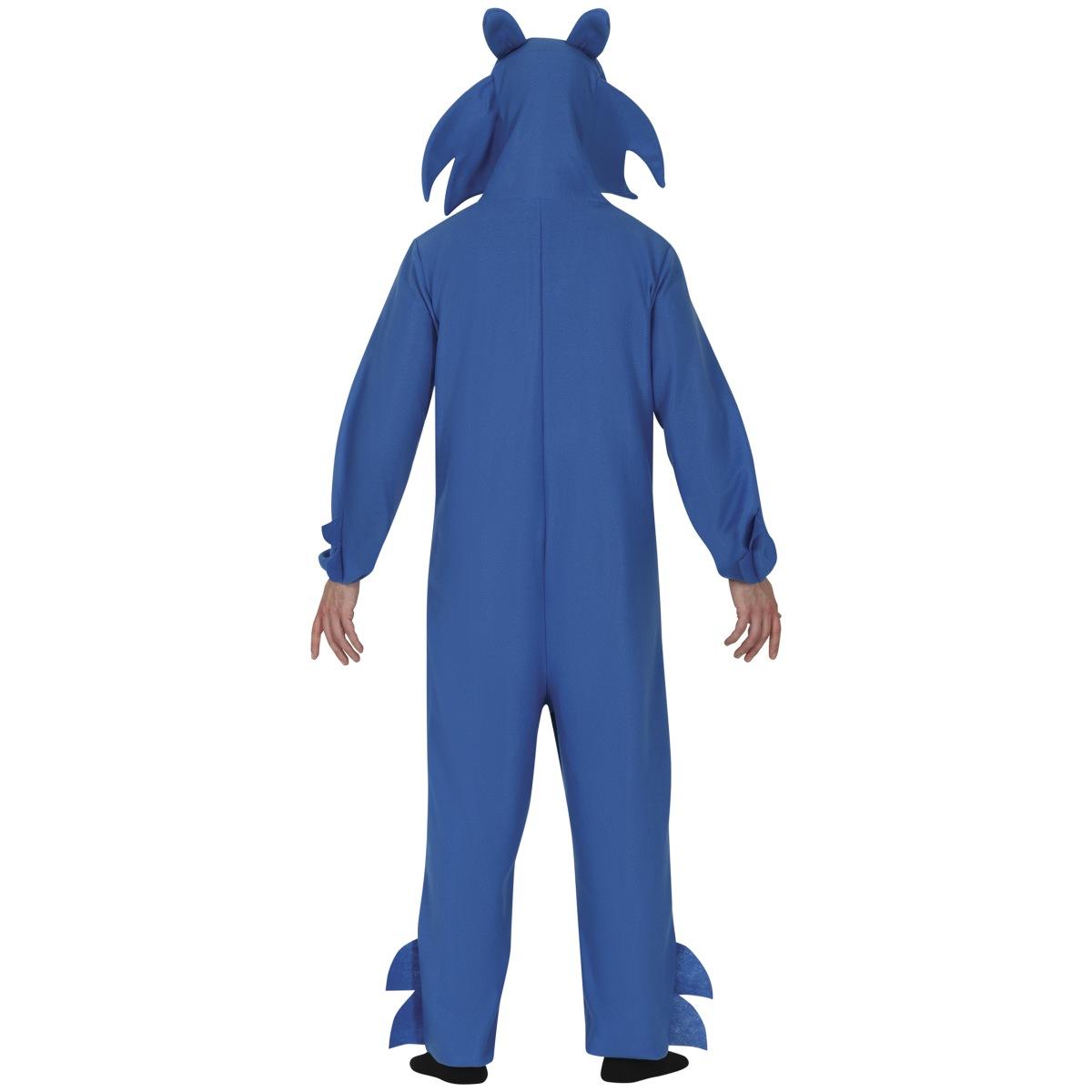 Costume sonic riccio blu