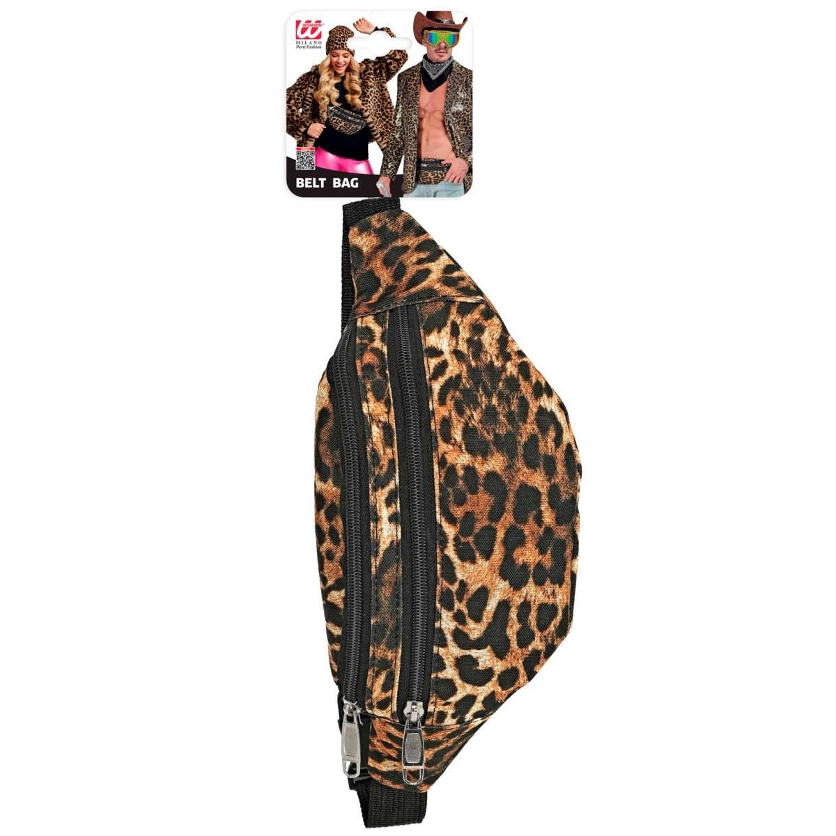 Borsa marsupio leopardato