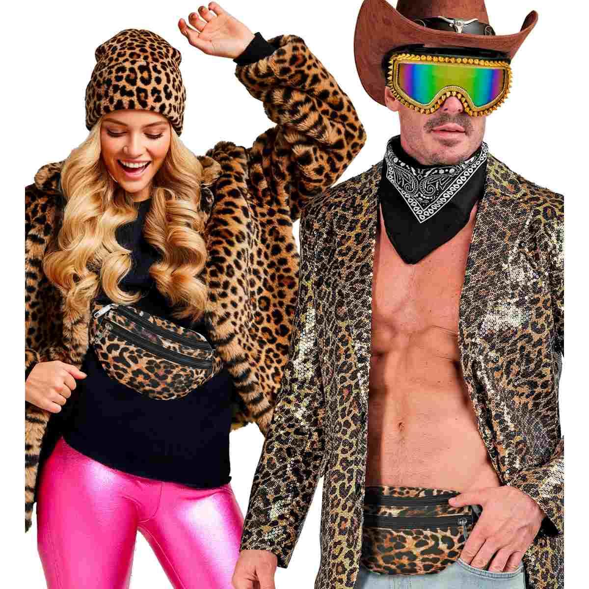 Borsa marsupio leopardato