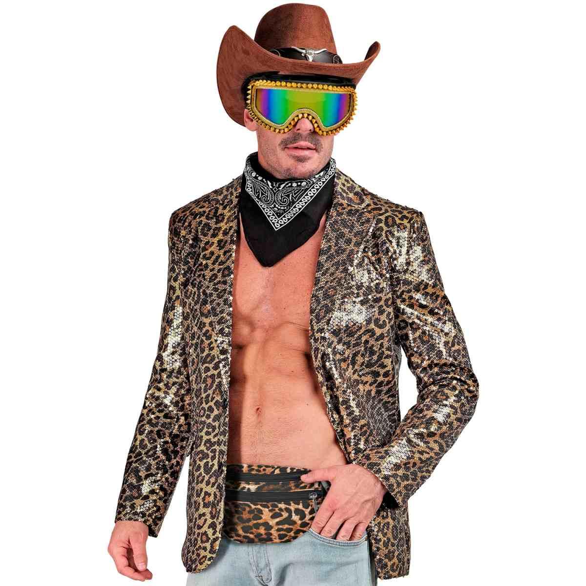 Borsa marsupio leopardato