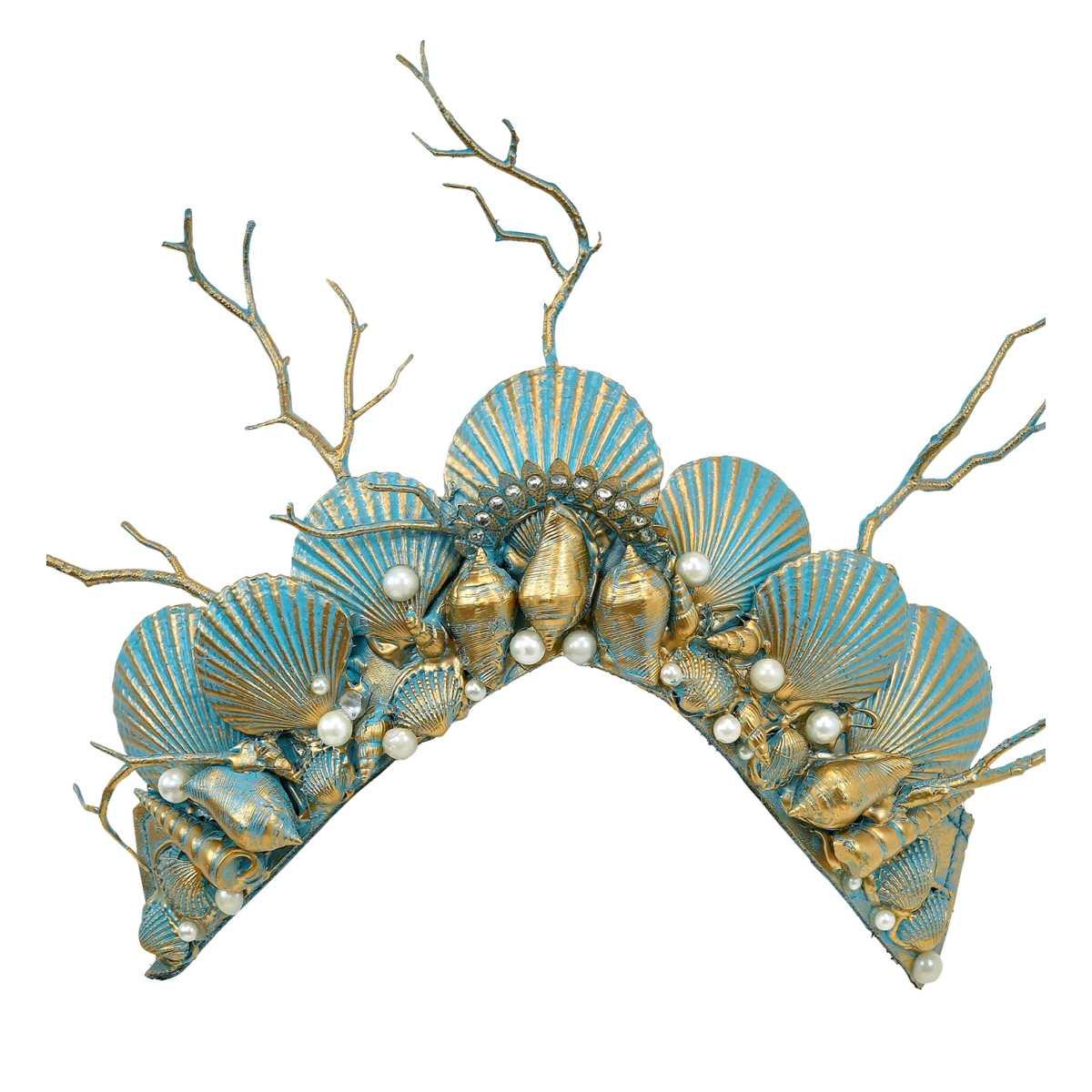 Copricapo sirena conchiglie