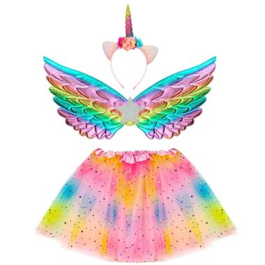 Ali unicorno multi gonna cerchietto