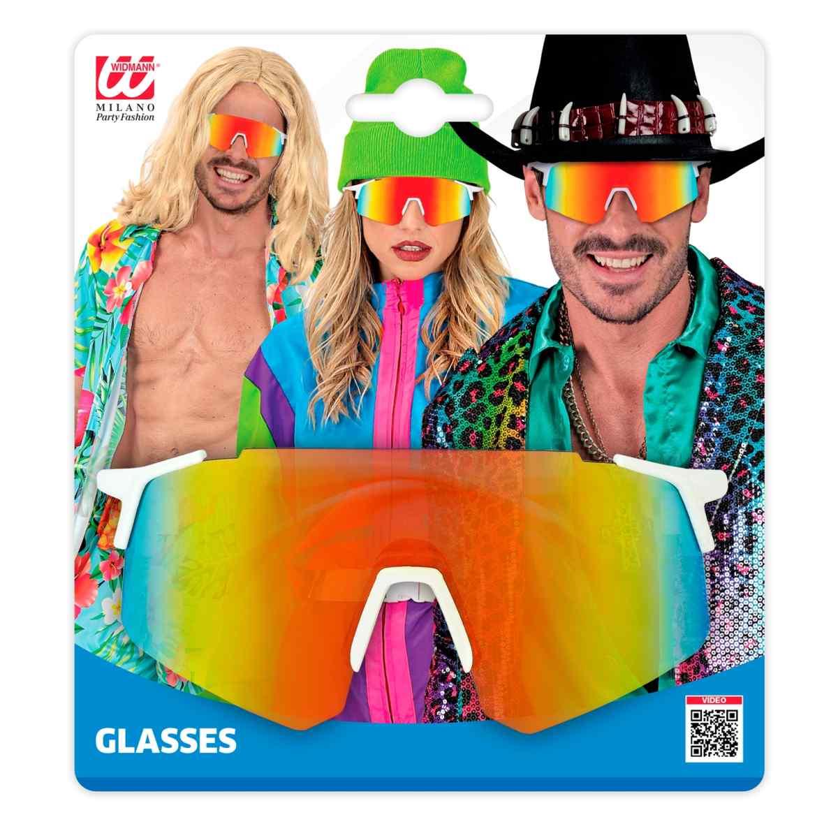 Occhiali lenti specchiate arcobaleno