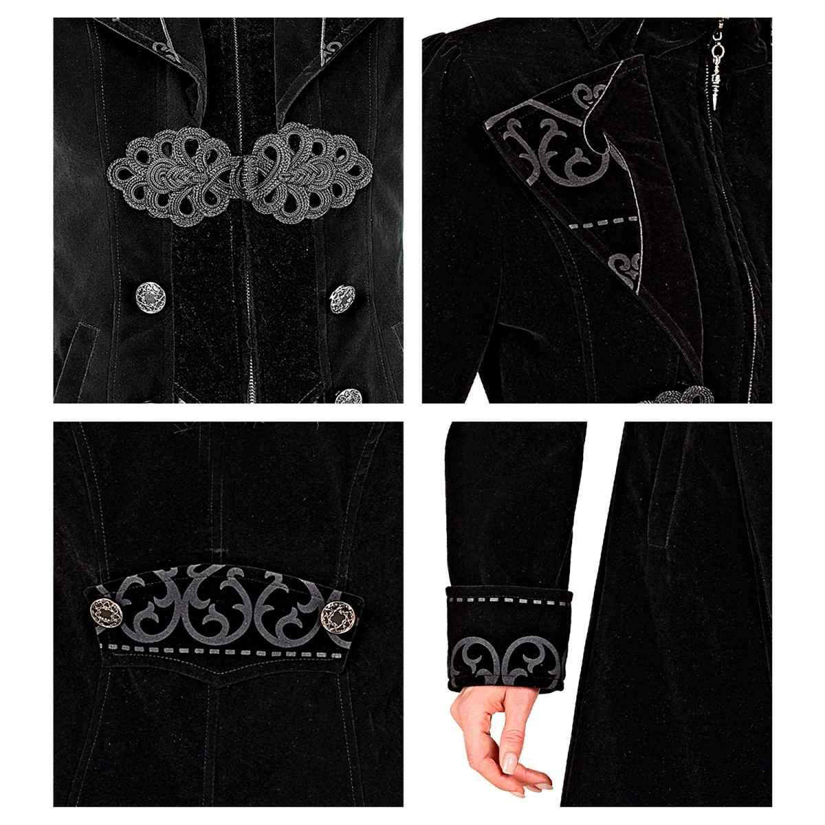 Cappotto gotico nero