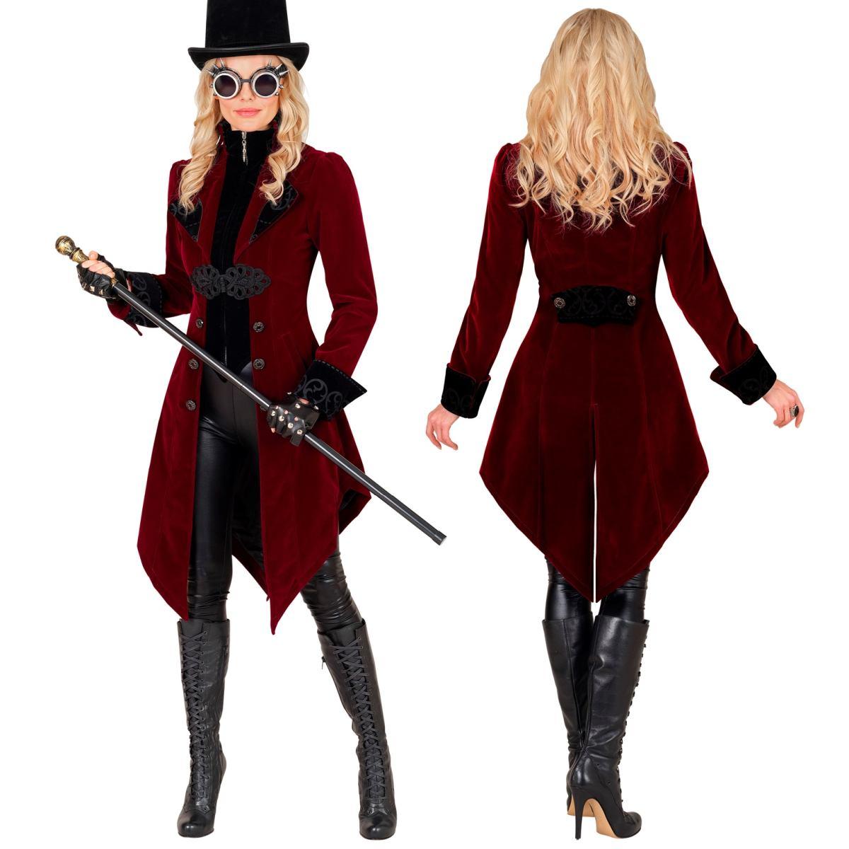 Cappotto gotico bordeaux