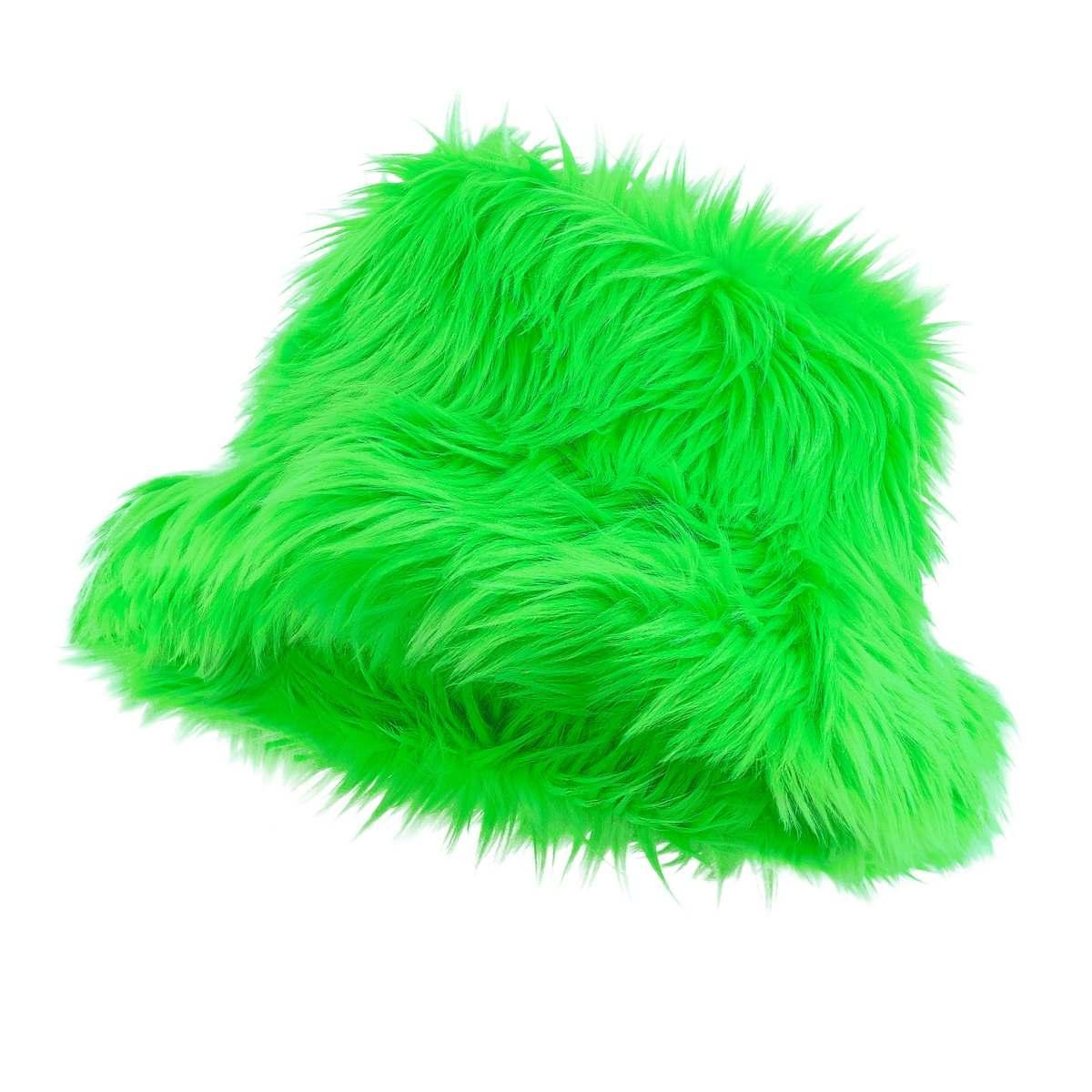 Cappello pescatore peluche verde