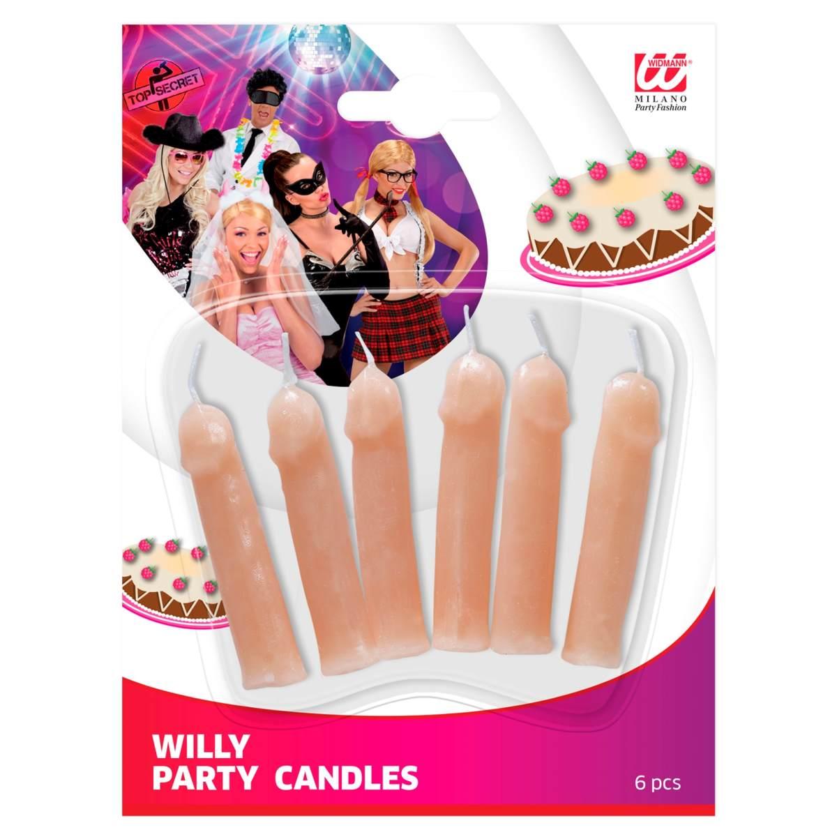 Candela pene 6 pz