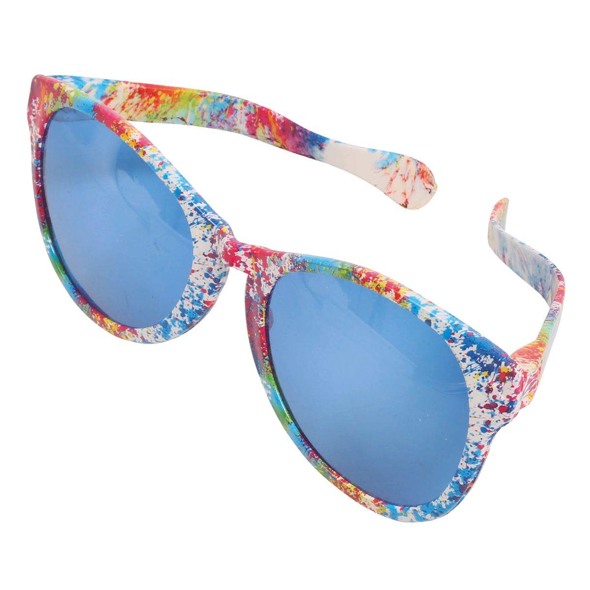 Occhiali clown maxi fiori