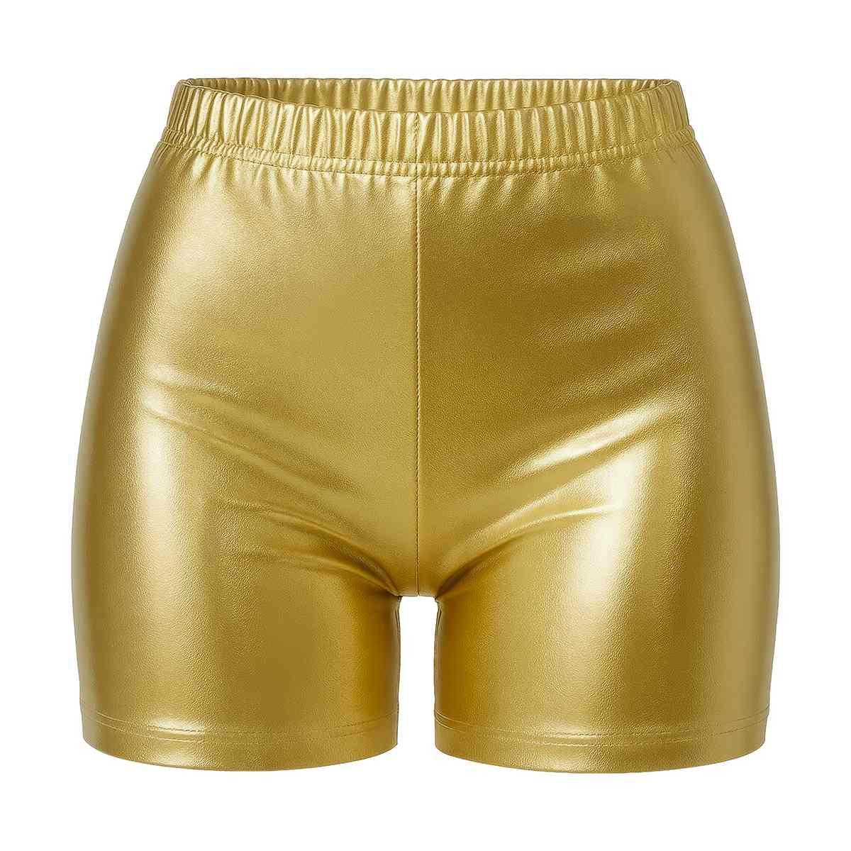 Pantaloncino oro metallizzato
