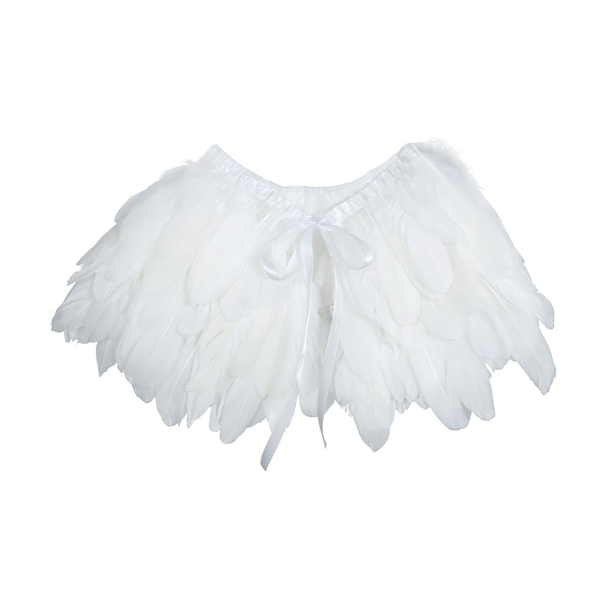 Coprispalle piume bianche