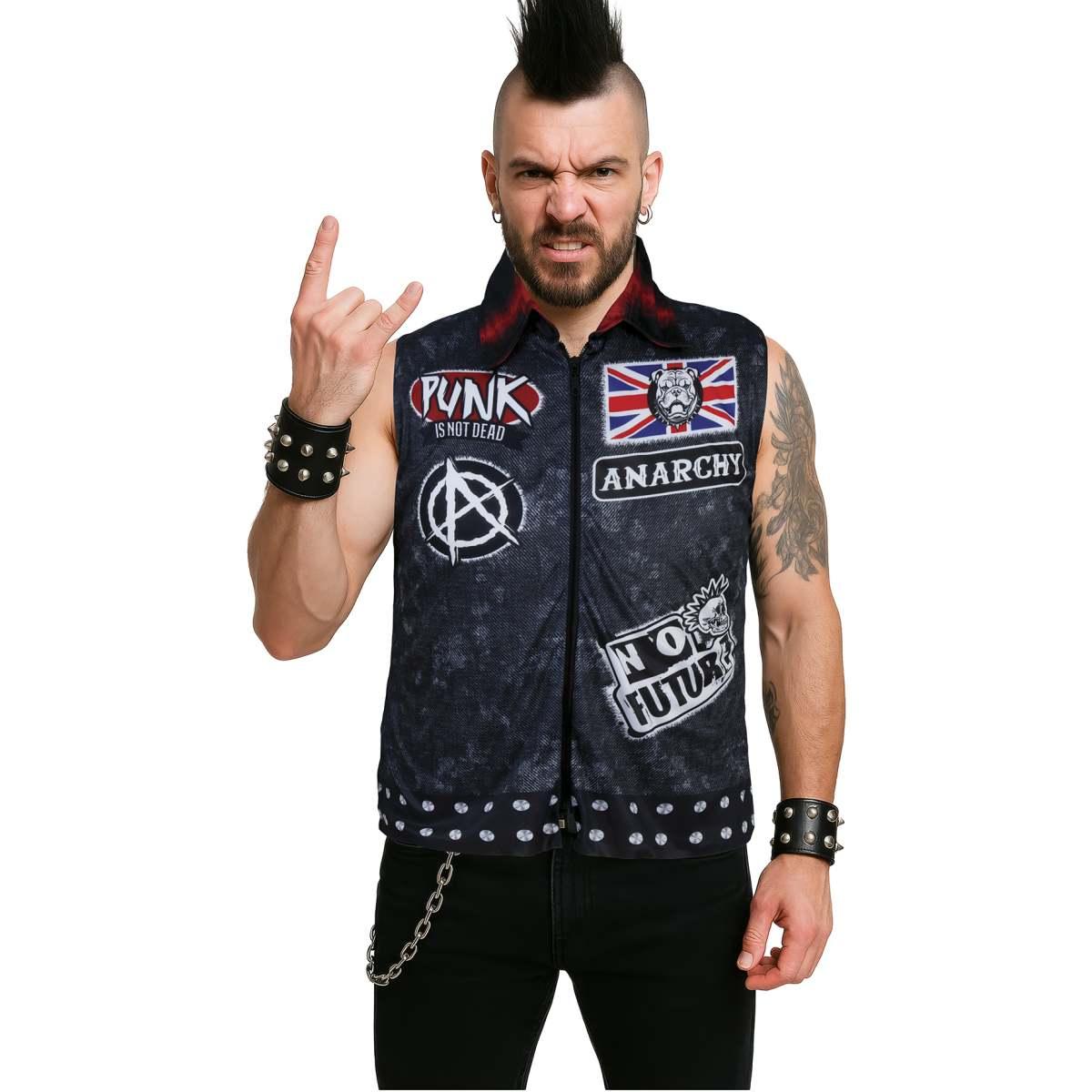 Costume gilet punk