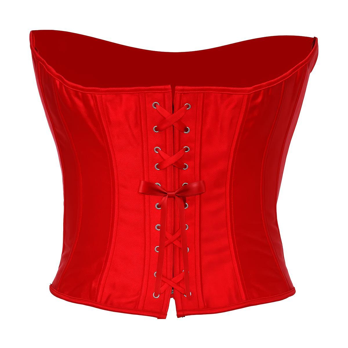 Bustino corpetto rosso
