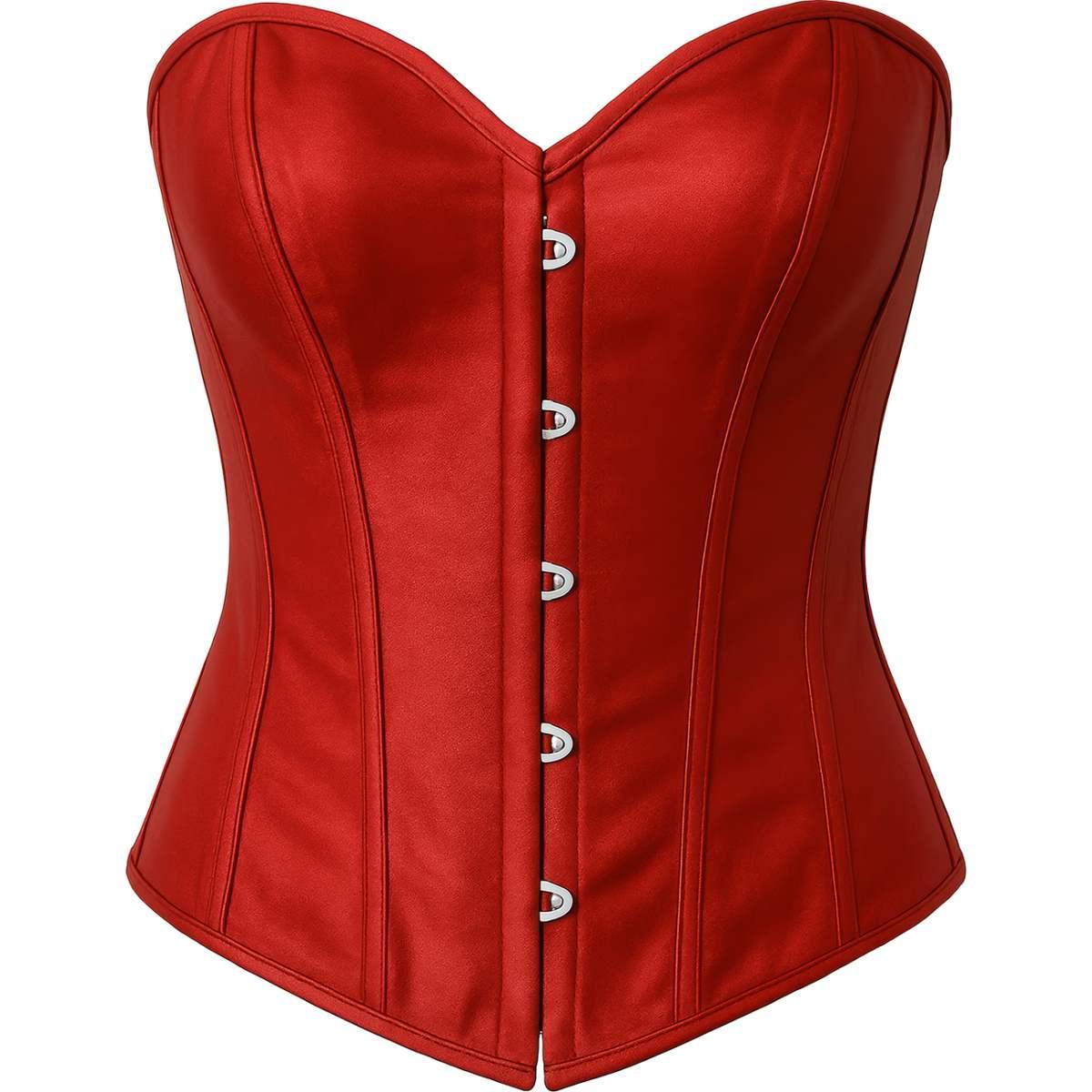 Bustino corpetto rosso