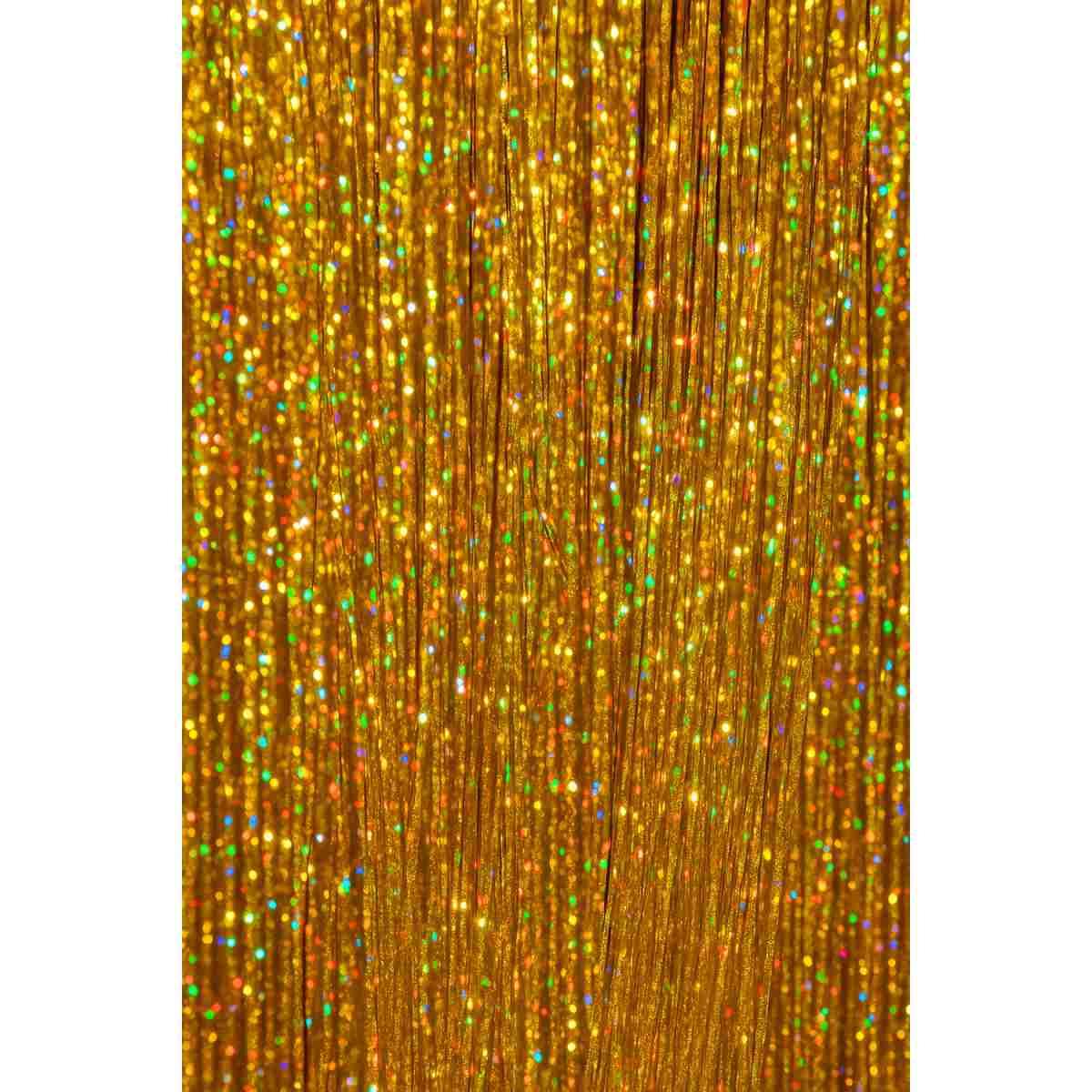 Extension capelli oro glitter Set 3 pz