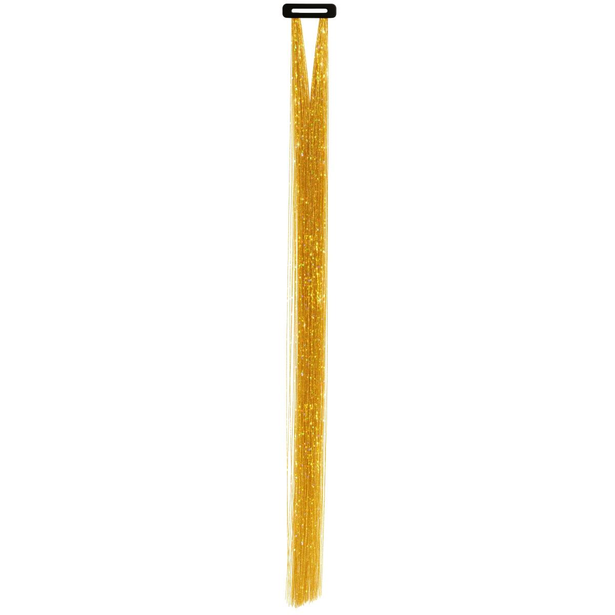 Extension capelli oro glitter Set 3 pz