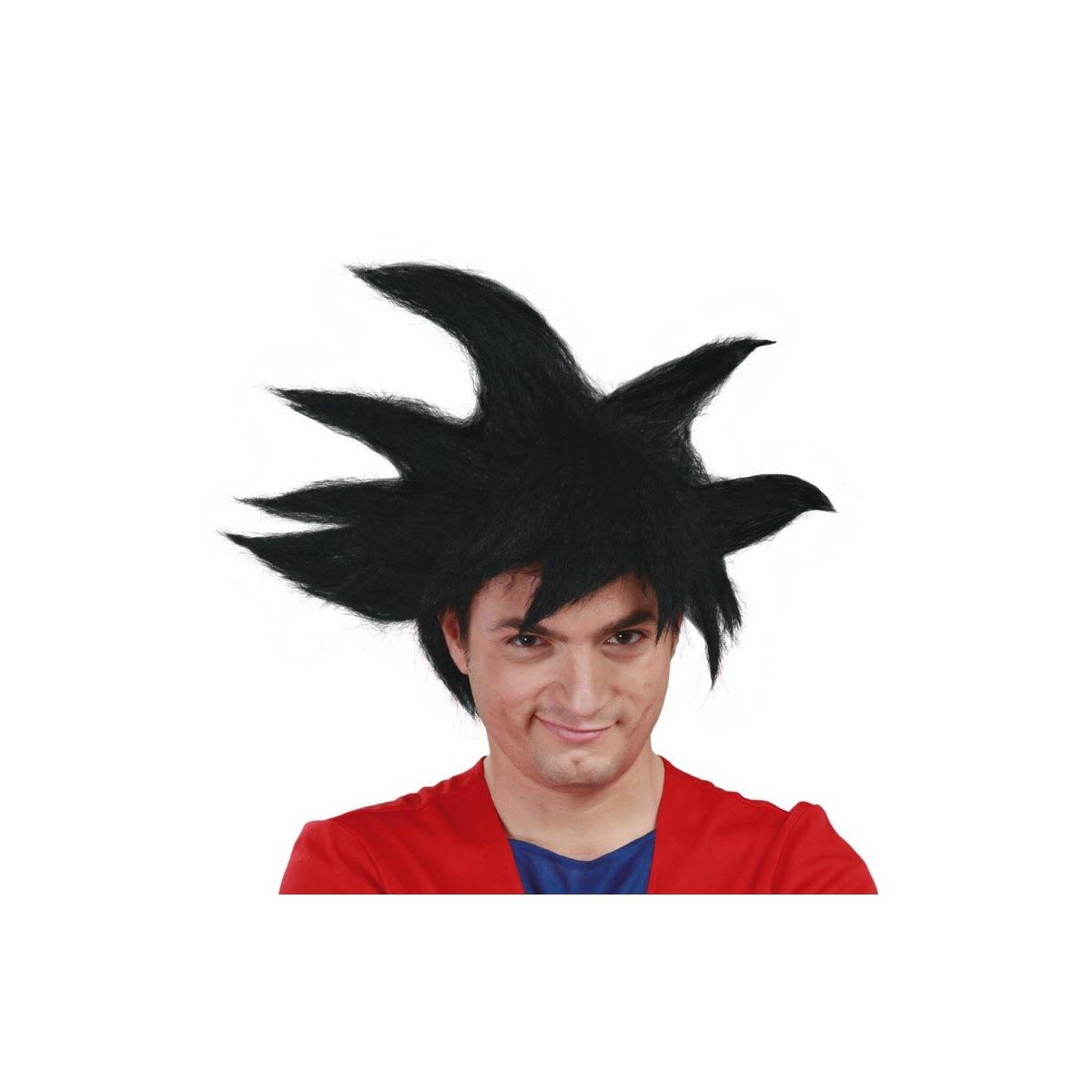 Parrucca guerriero dragon ball nera