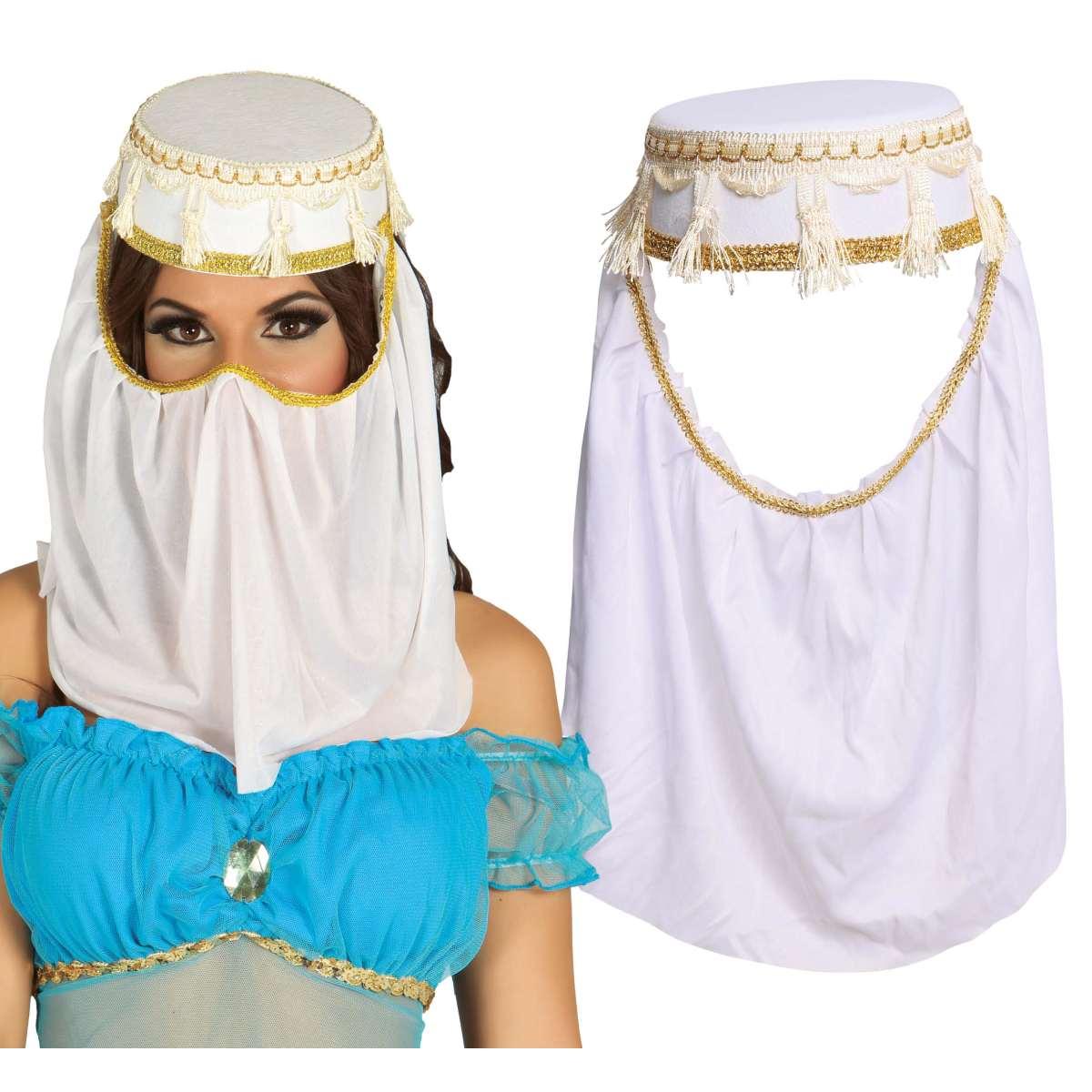 Cappello odalisca bianco