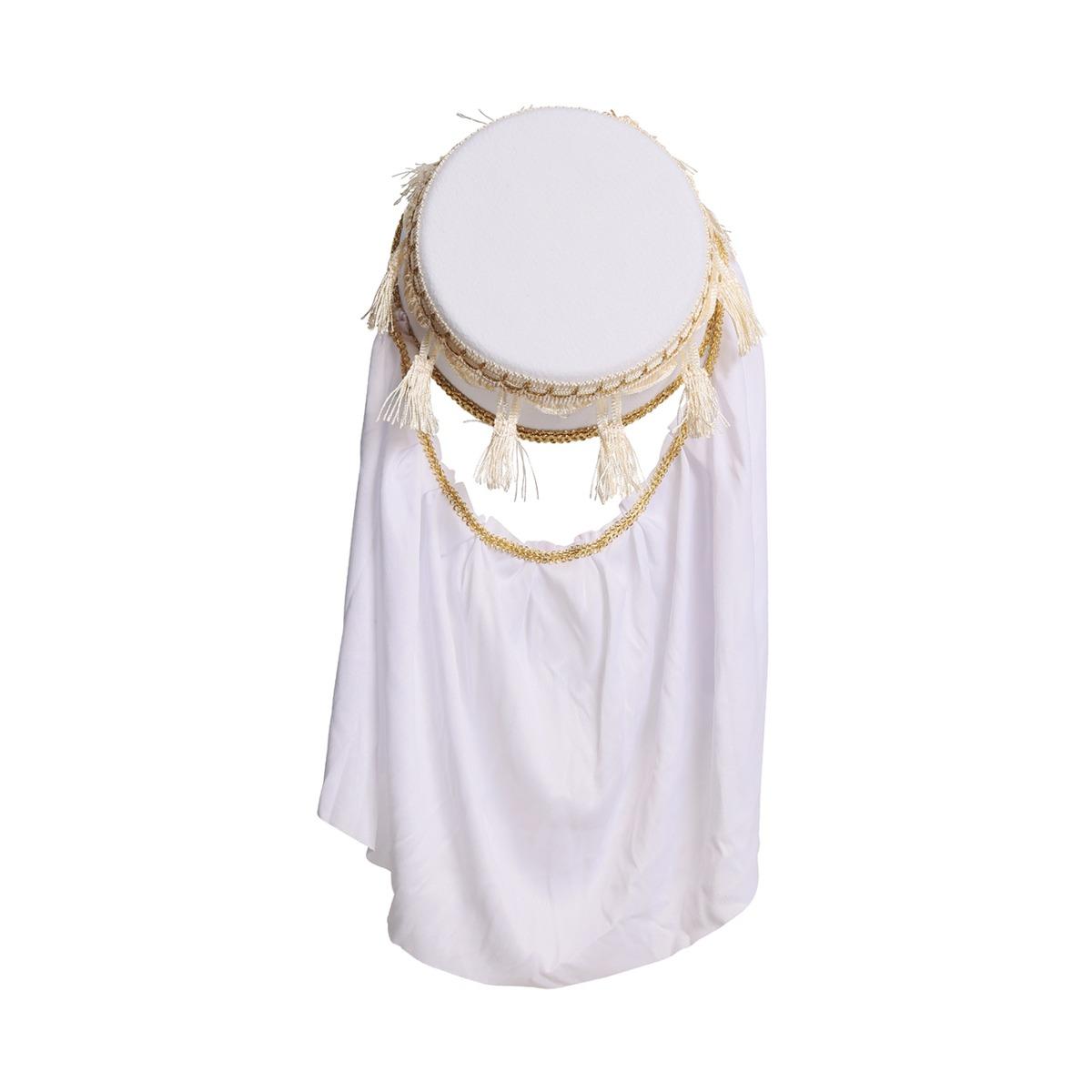 Cappello odalisca bianco
