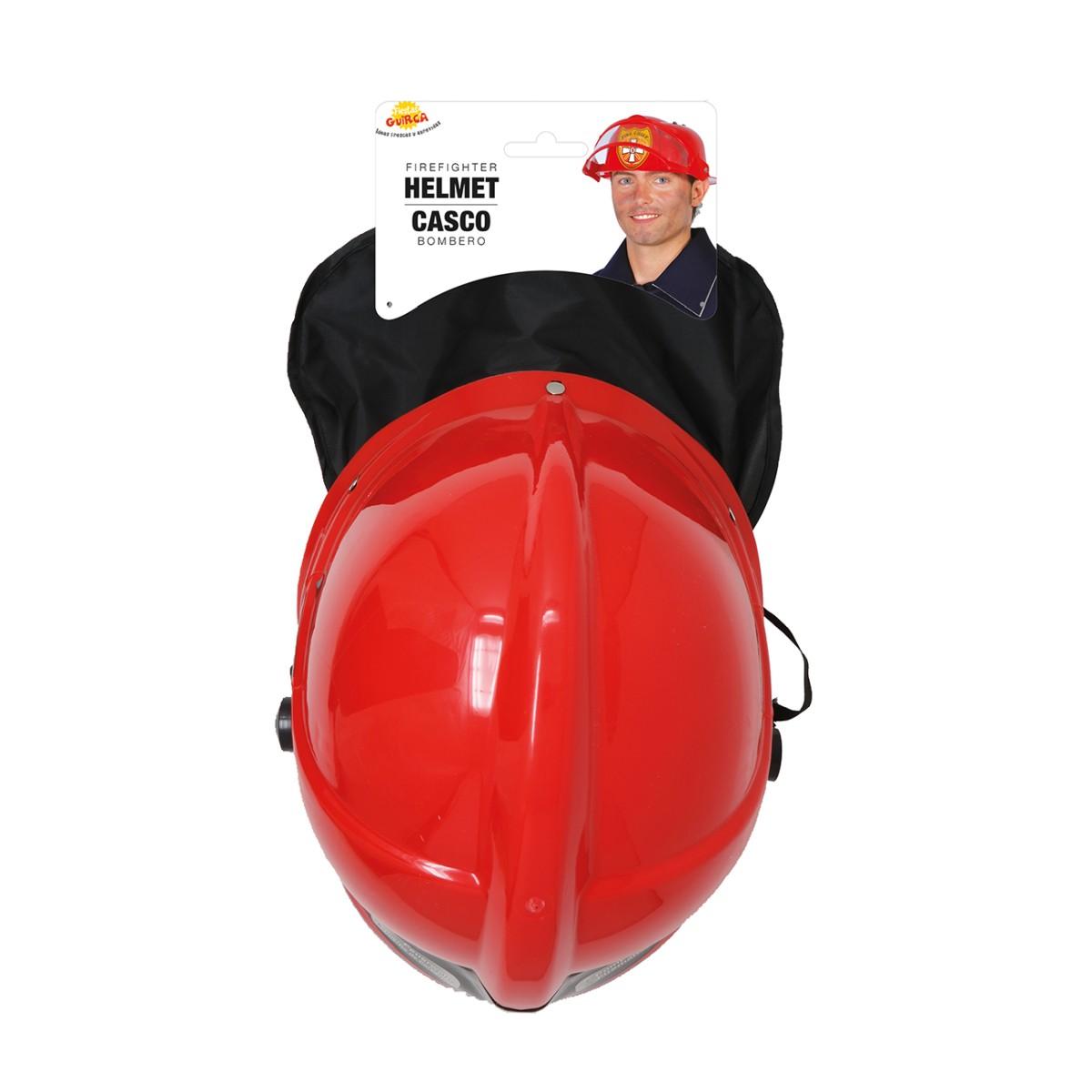 Elmo vigile del fuoco capo rosso