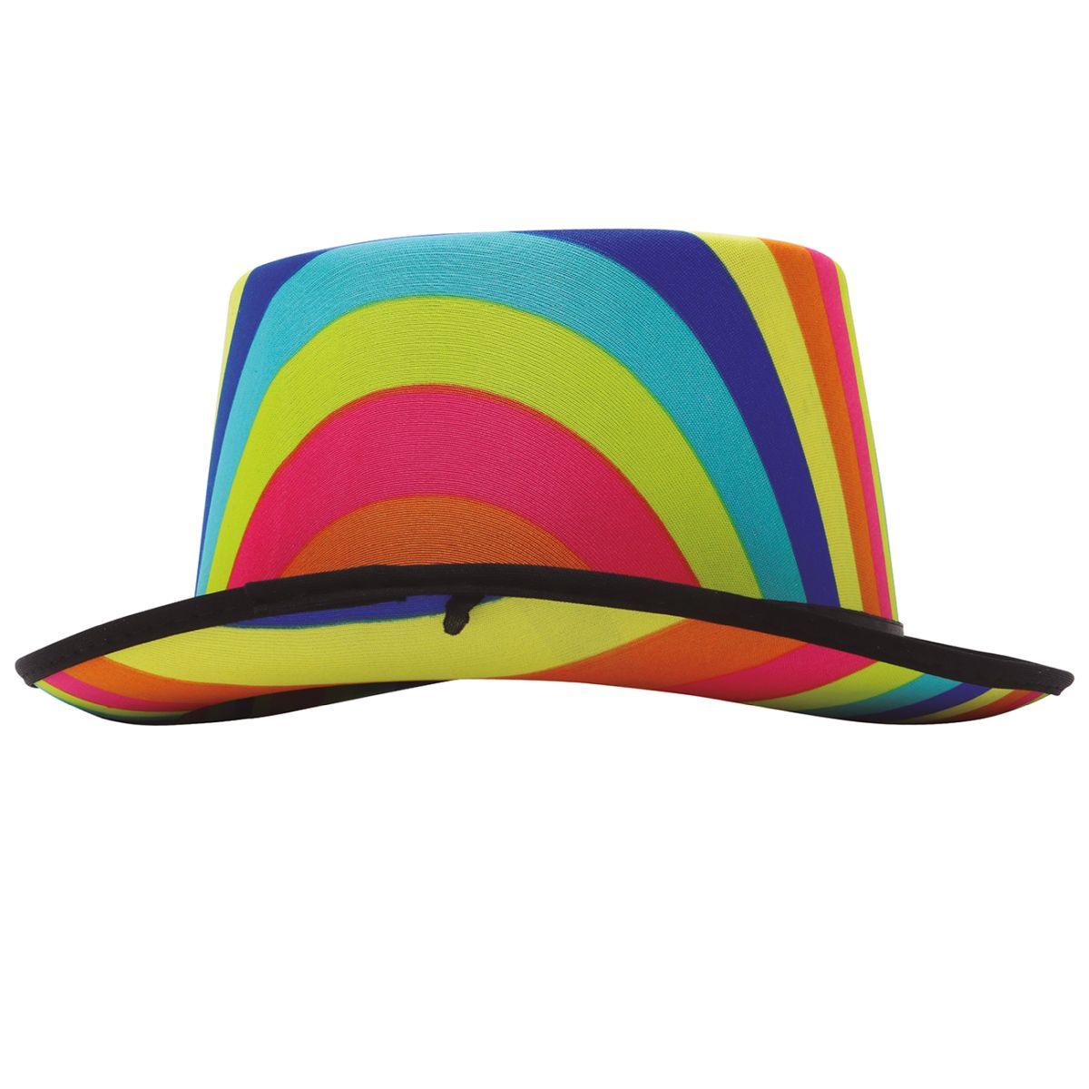 Cappello cilindro multicolor