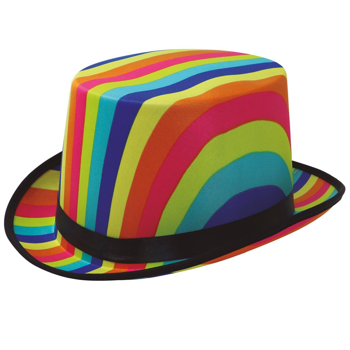 Cappello cilindro multicolor