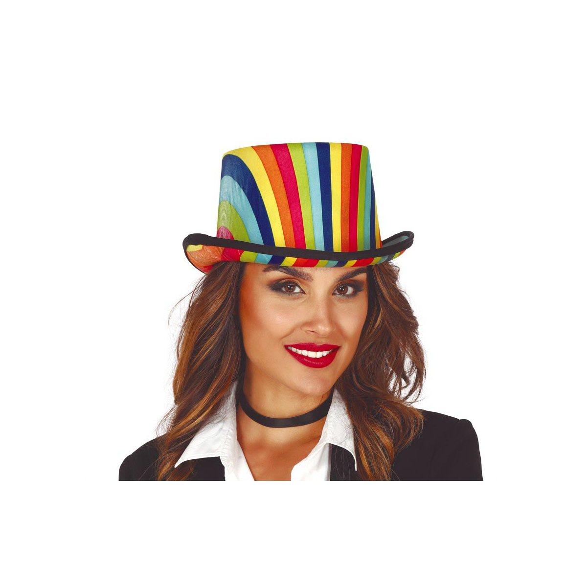 Cappello cilindro multicolor