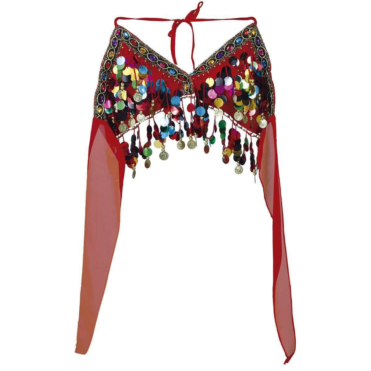 Maglia top rossa odalisca