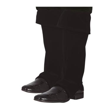 Copristivali neri tessuto Set 2 pz