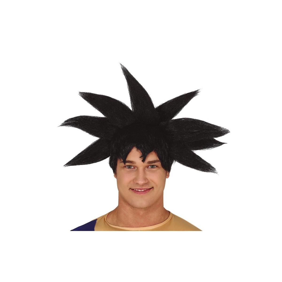 Parrucca guerriero dragon ball nera