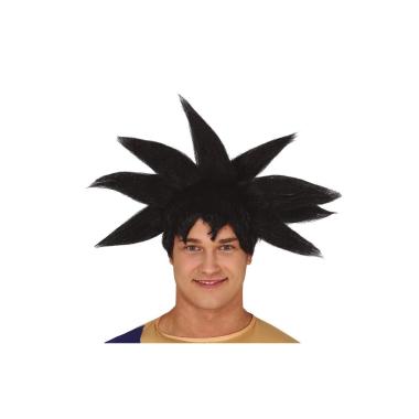 Parrucca guerriero dragon ball nera