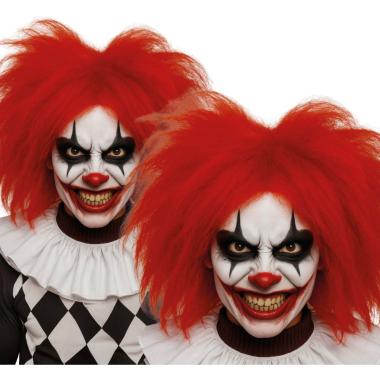 Parrucca clown rossa