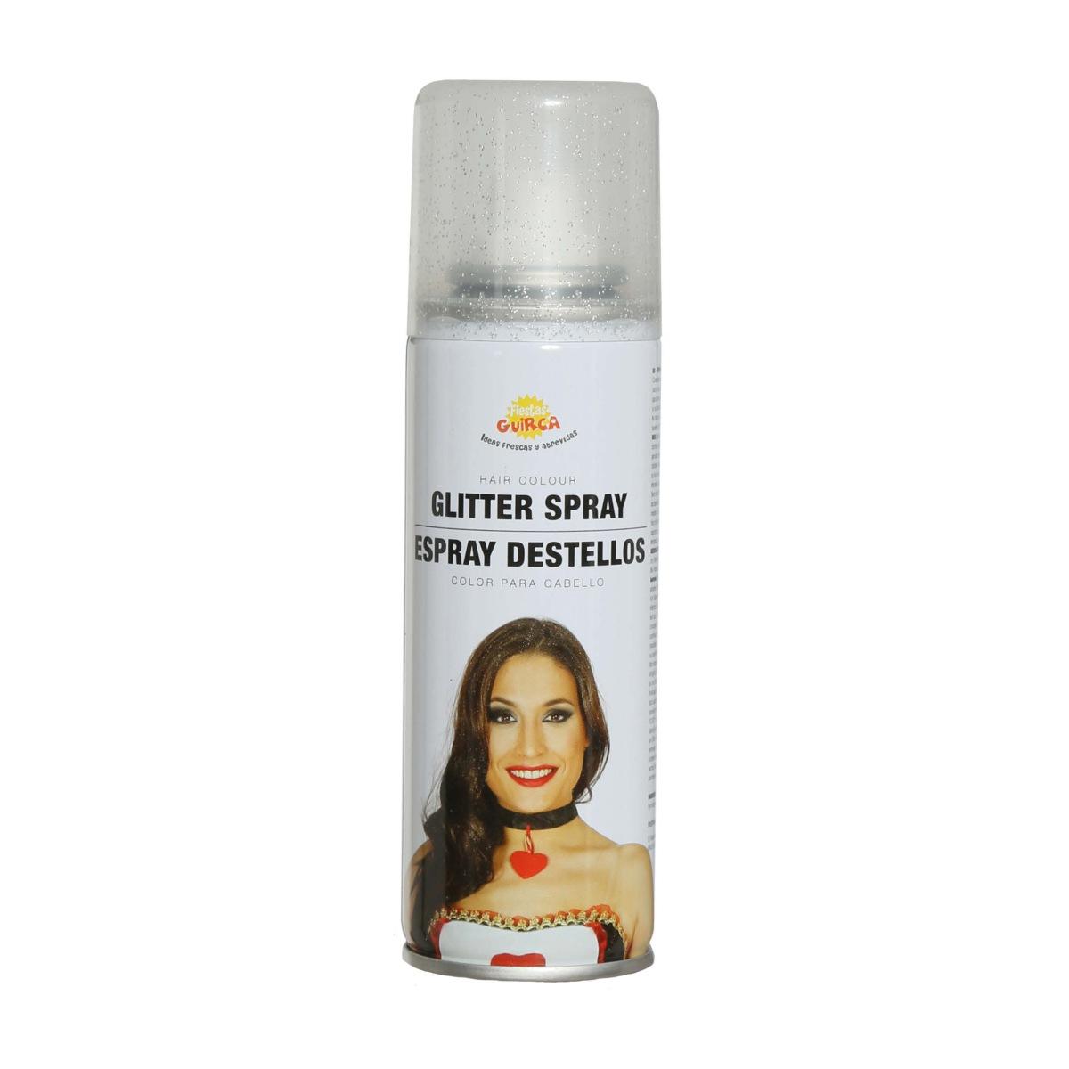 Spray capelli glitter argento ml
