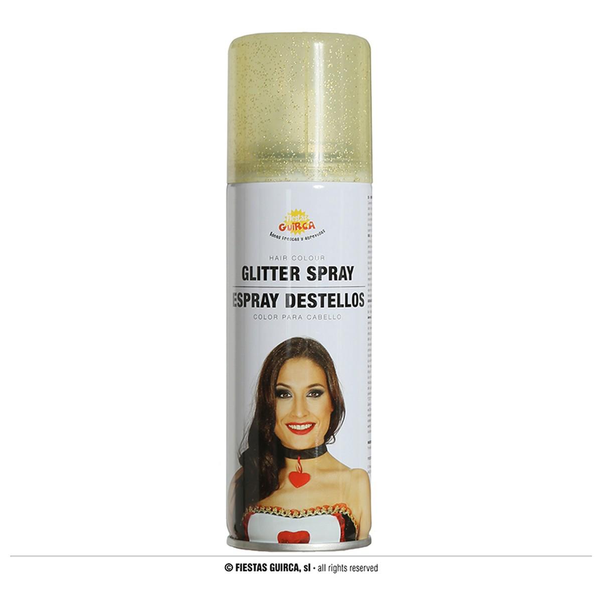 Spray capelli glitter oro ml