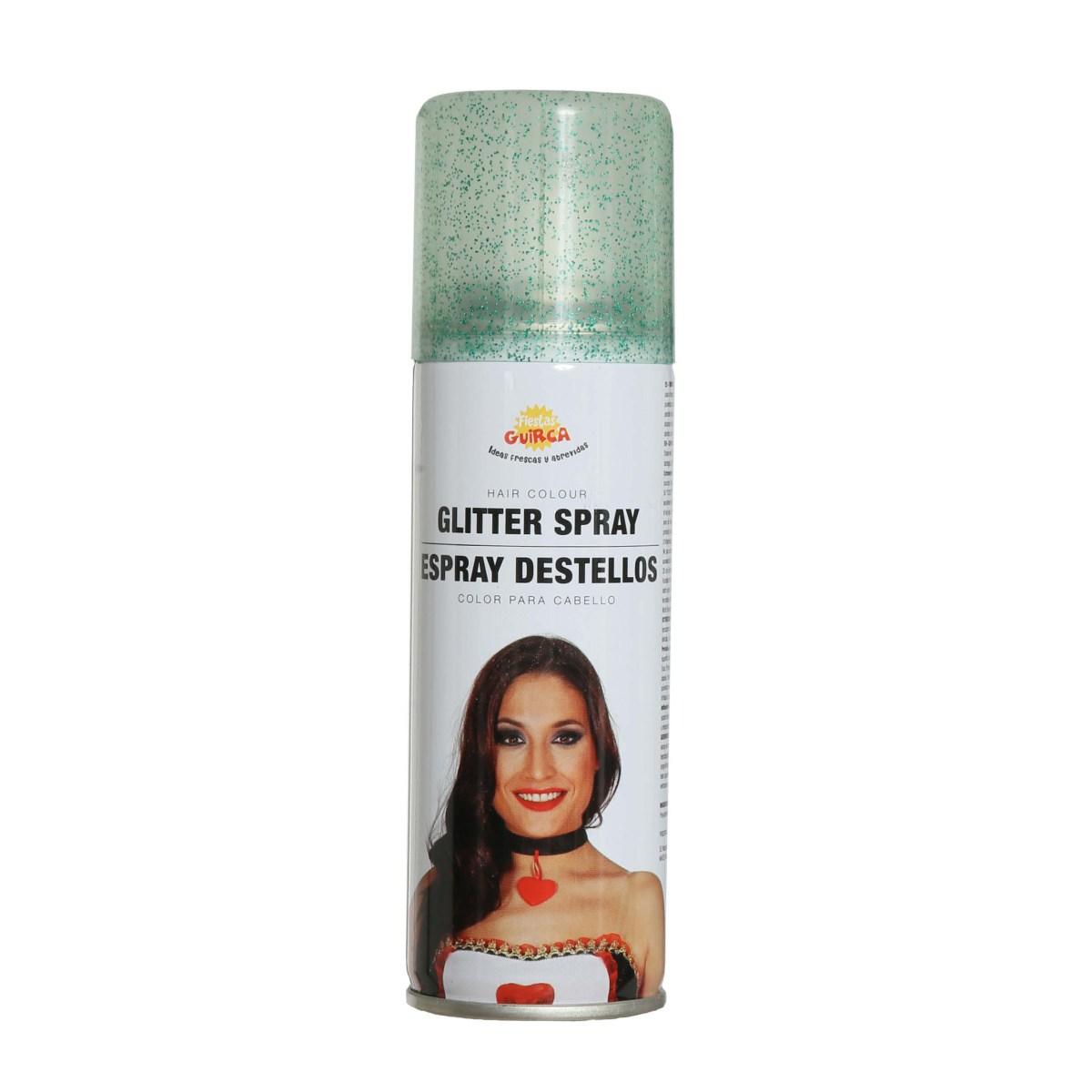Spray capelli glitter verde ml
