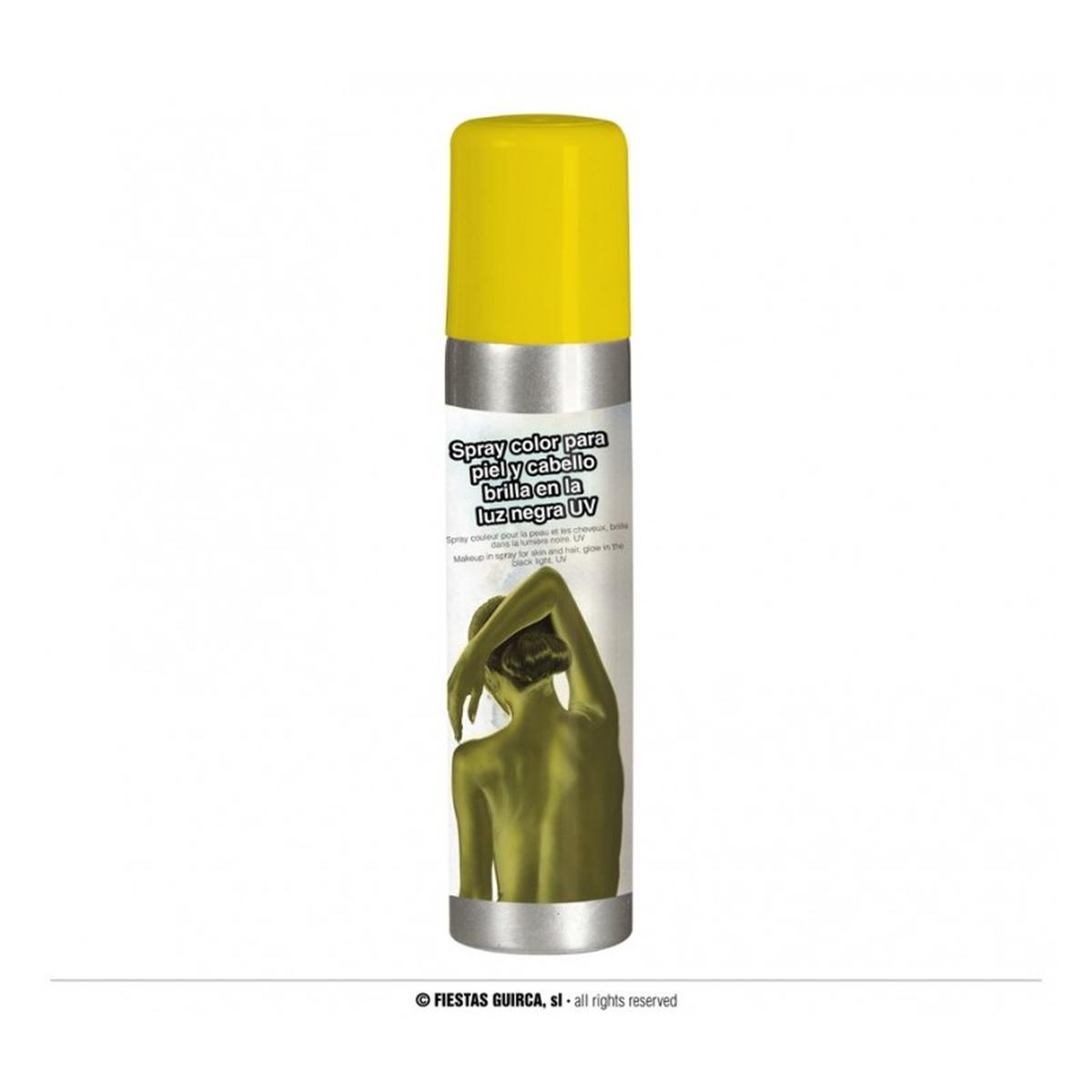 Trucco spray corpo giallo ml