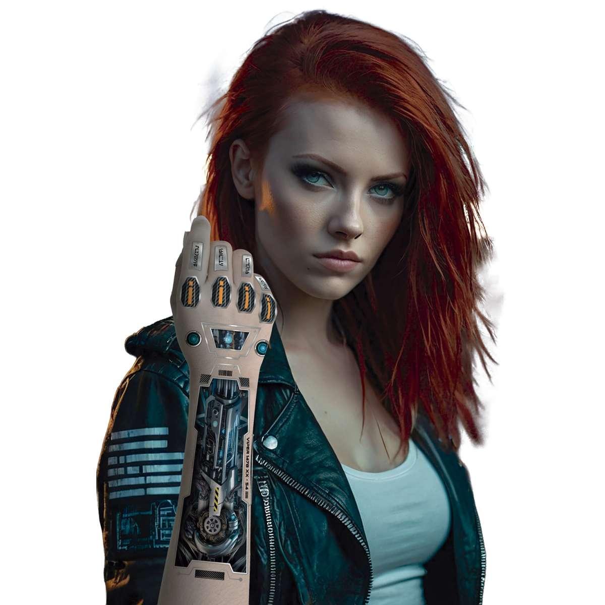 Tatuaggi corpo rimovibili futuristici