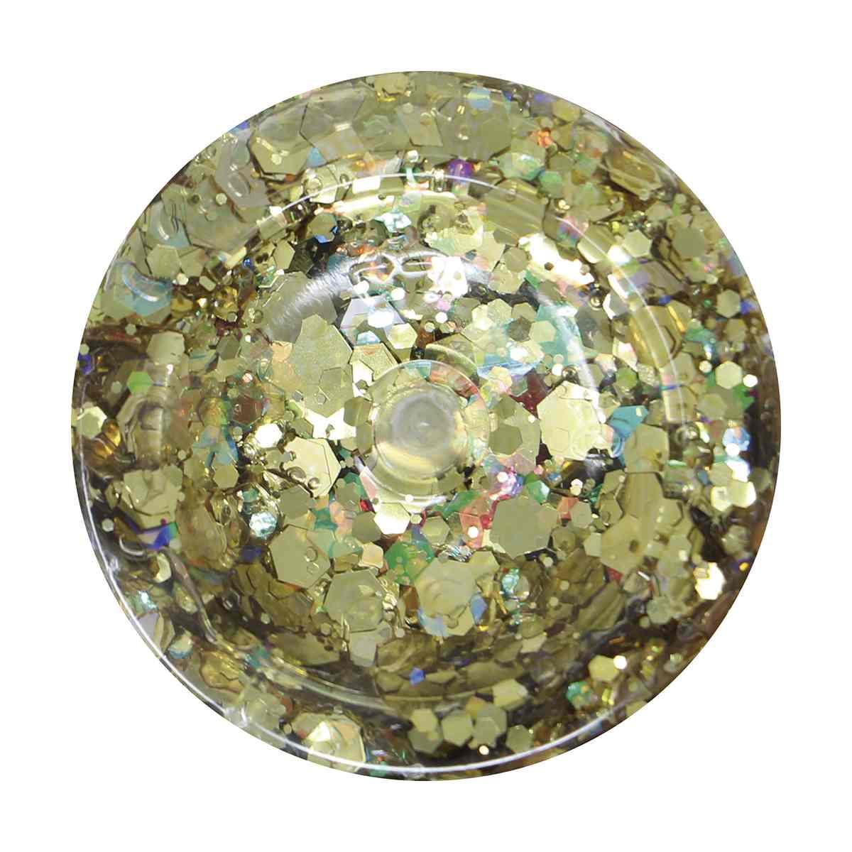 Trucco gel glitter oro