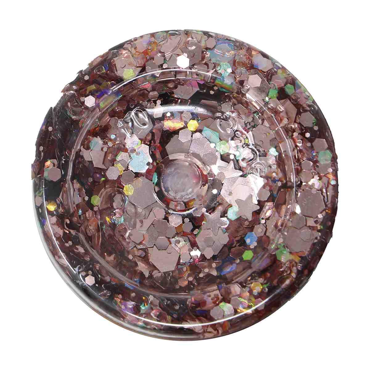 Trucco gel glitter oro rosa gr