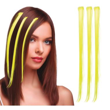Extension capelli gialle Set 3 pz
