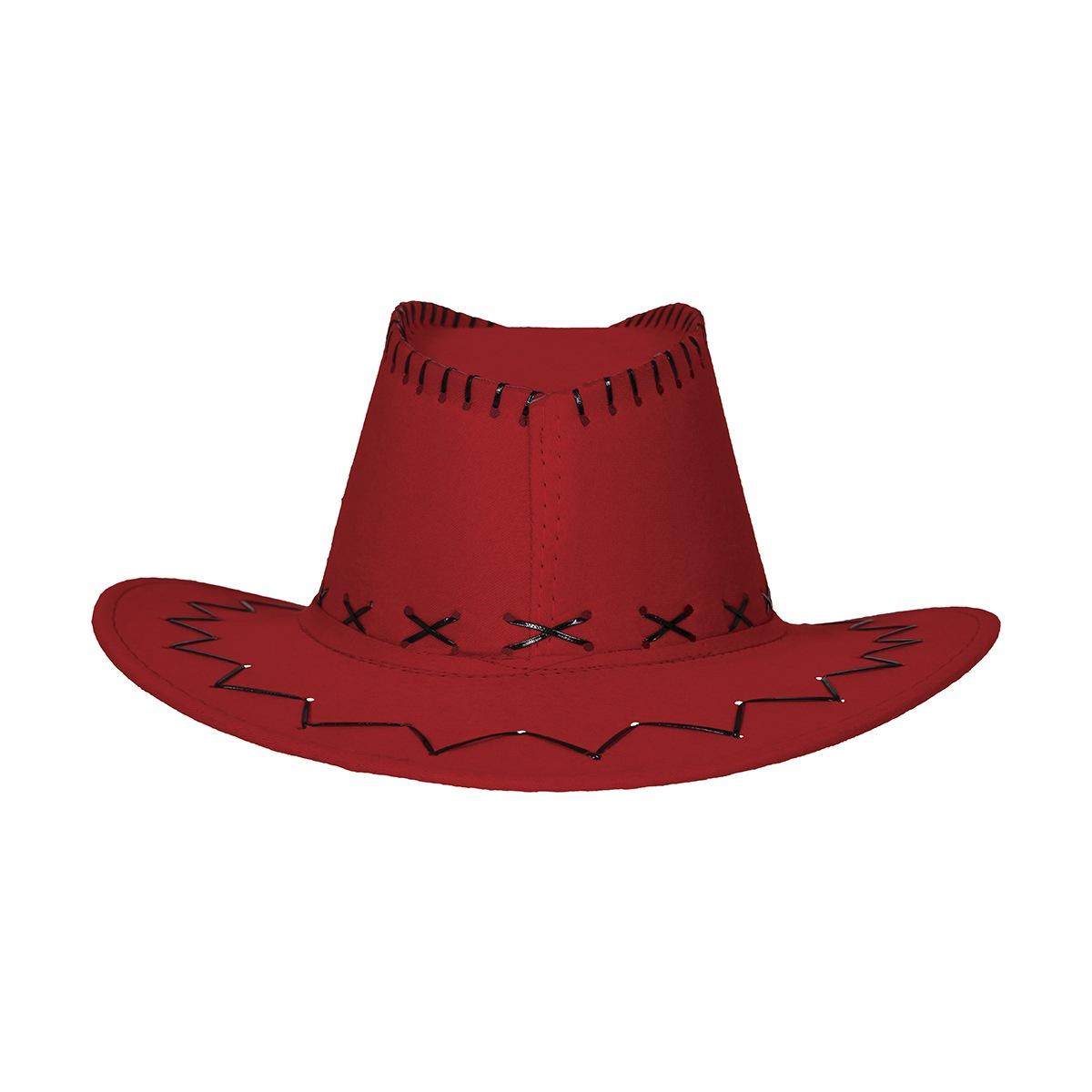 Cappello cowboy rosso
