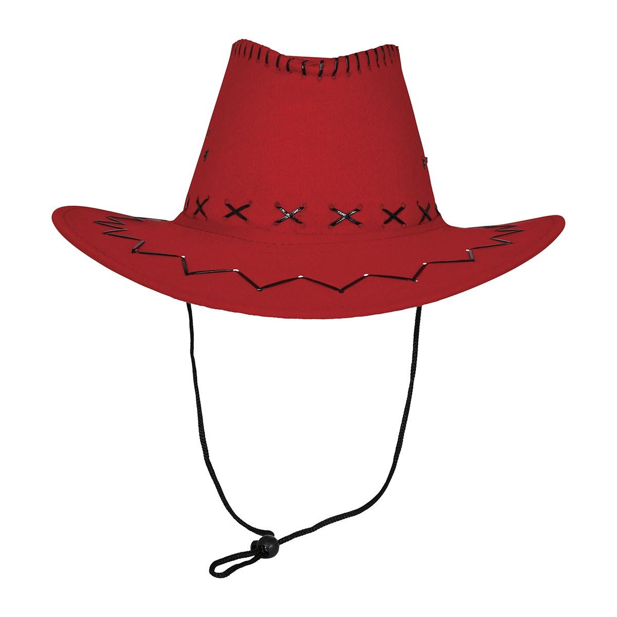 Cappello cowboy rosso