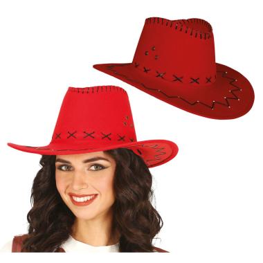 Cappello cowboy rosso