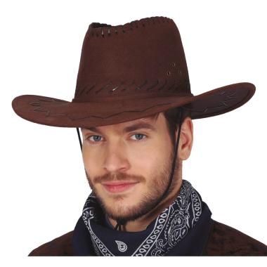 Cappello cowboy marrone