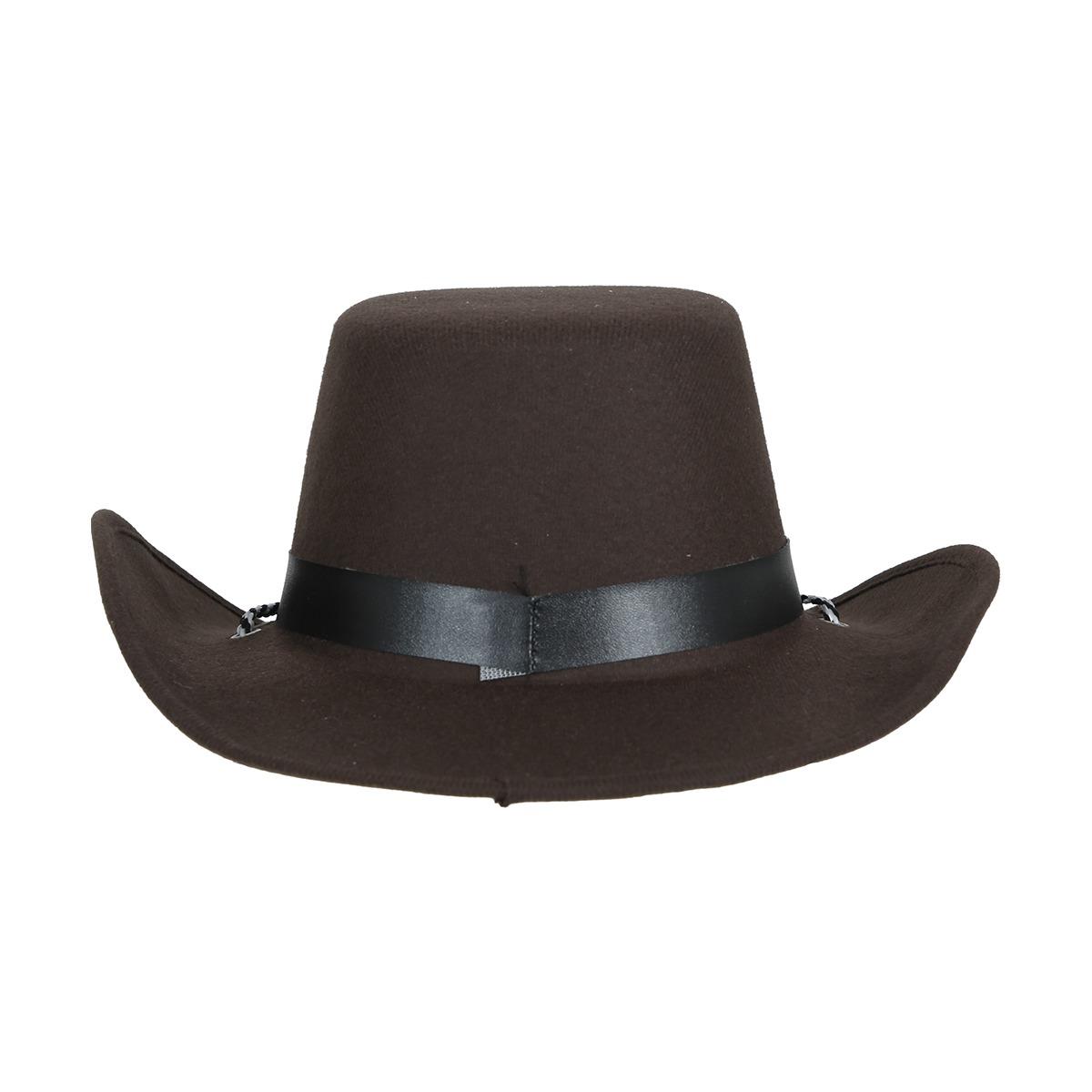 Cappello cowboy feltro baby marrone
