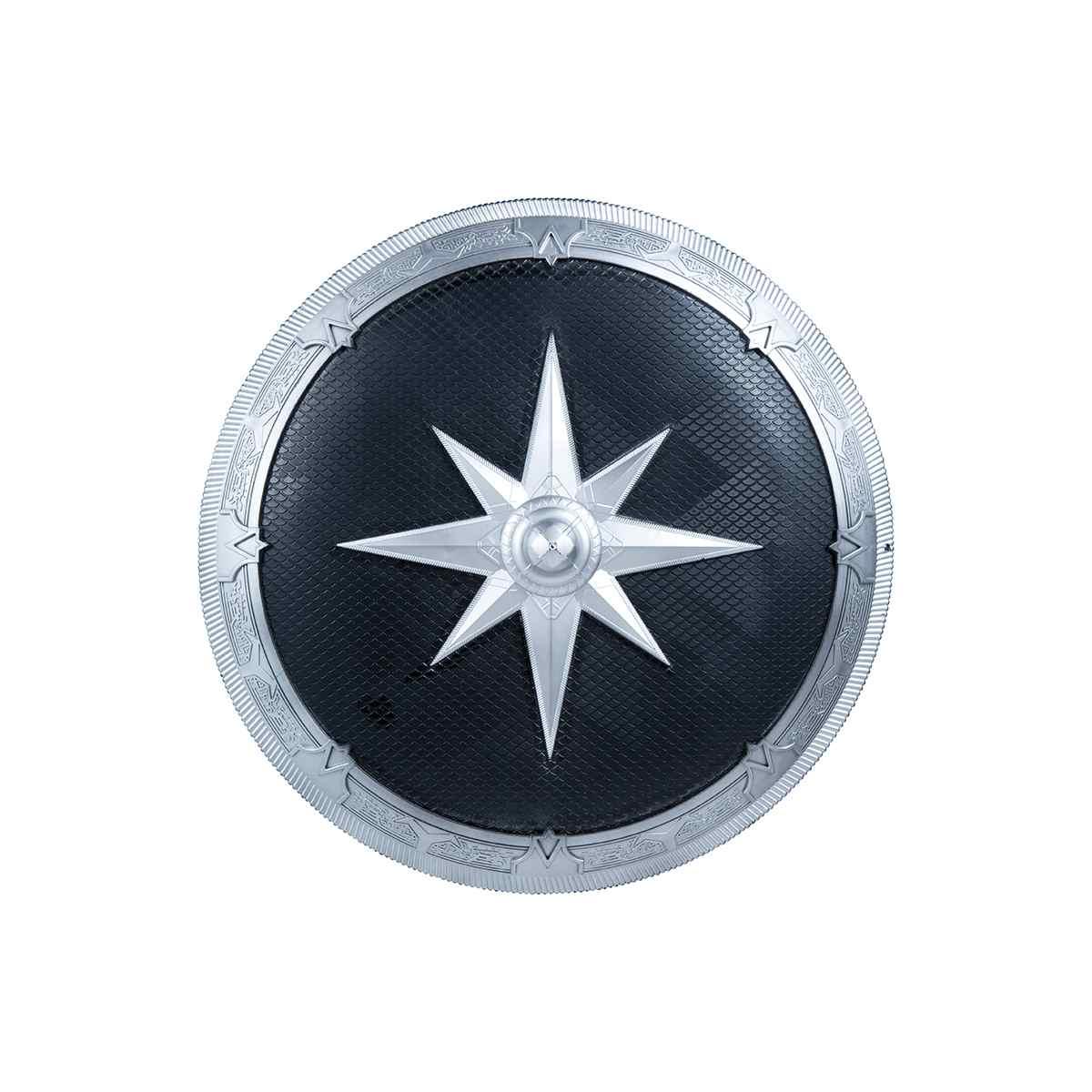 Scudo romano tondo nero