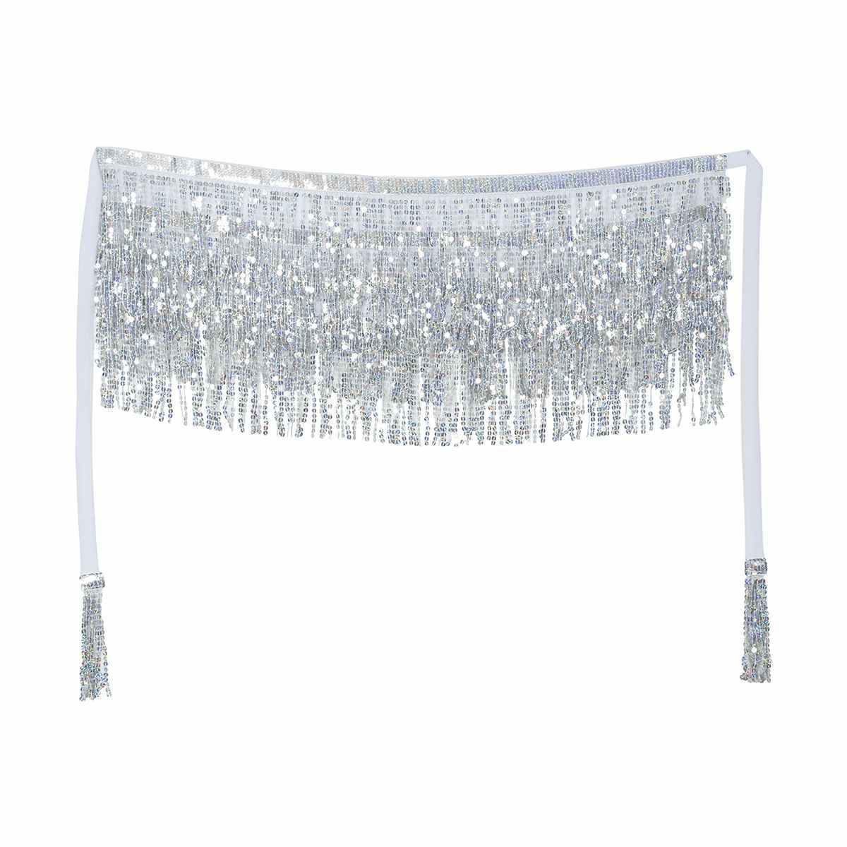 Gonna argento paillettes
