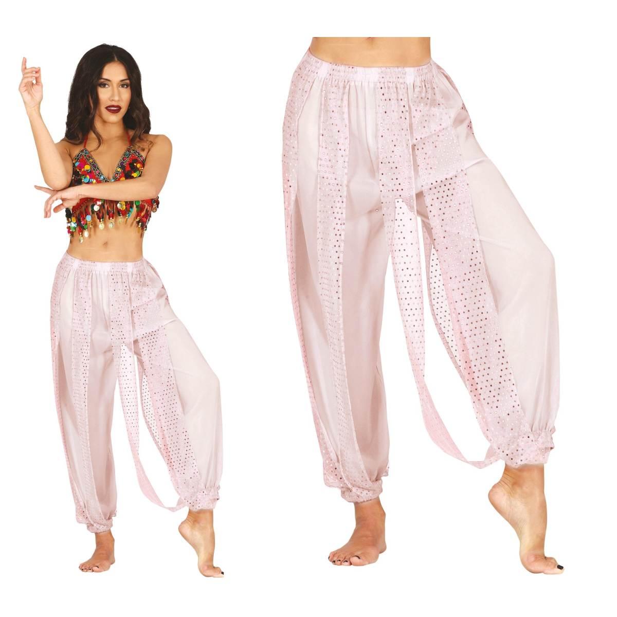 Pantalone odalisca danza del ventre bianchi