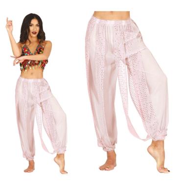 Pantalone odalisca danza del ventre bianchi