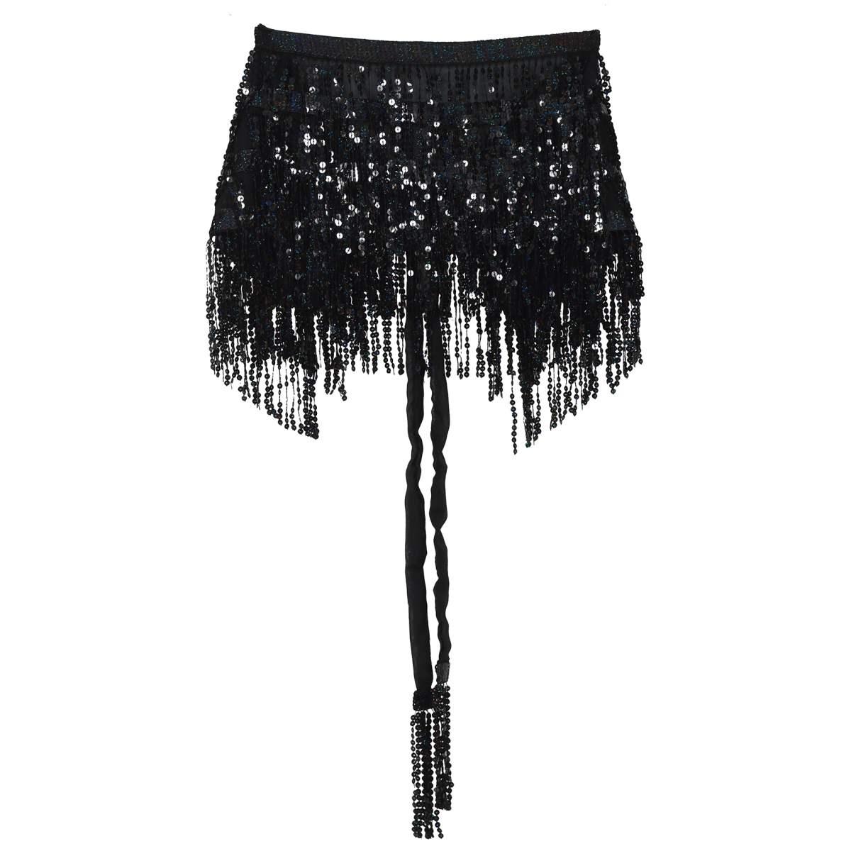 Gonna nero paillettes